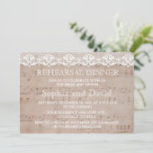 Invitation de dîner de répétition sur papier de mu (Debout devant)