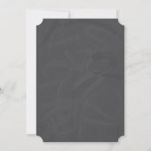 Invitation de dîner de répétition sur tableau noir (Dos)