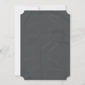 Invitation de dîner de répétition sur tableau noir (Dos)