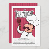 Invitation de dîner de restaurant (Devant / Derrière)