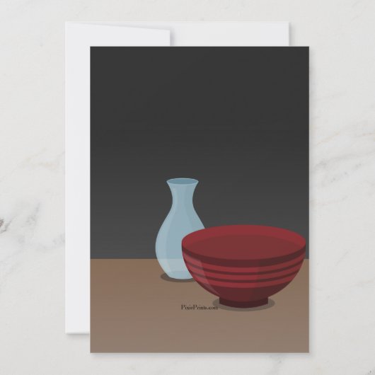 Invitation de dîner de sushi (Dos)