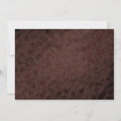 Invitation de dîner de thanksgiving - donnons les (Dos)