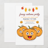 Invitation de dîner de Thanksgiving rustique Citro (Devant / Derrière)