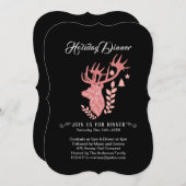 Invitation de dîner de vacances (Devant / Derrière)