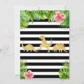 Invitation de Dino d'invitation d'anniversaire de (Dos)