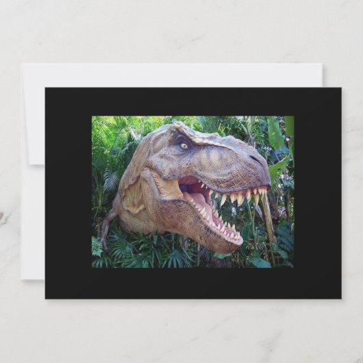 Invitation de Dinosaur (Devant)