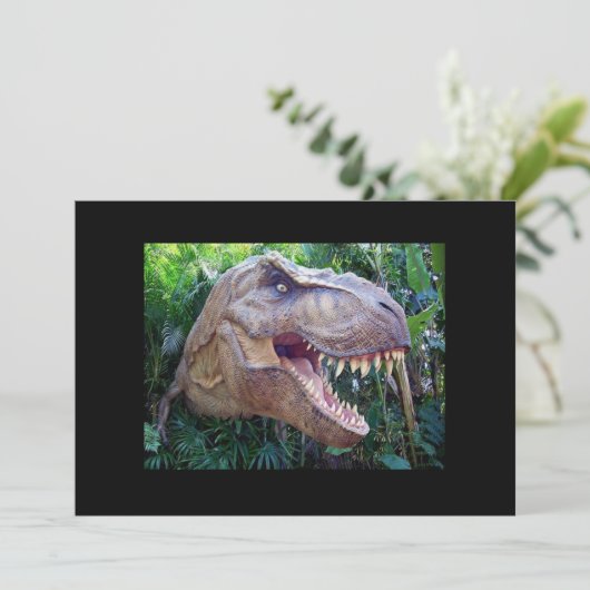 Invitation de Dinosaur (Debout devant)