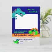 Invitation de dinosaure (Debout devant)