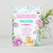 Invitation de dinosaure (Debout devant)