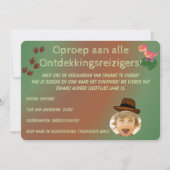 Invitation de dinosaure minimaliste – Anniversaire (Devant)