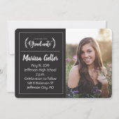 Invitation de diplôme (Dos)