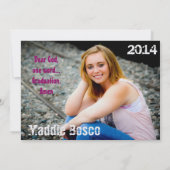 Invitation de diplôme (Dos)