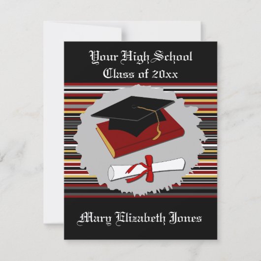 Invitation de diplôme (Devant)