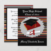 Invitation de diplôme (Devant / Derrière)