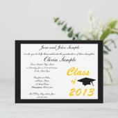 Invitation de diplôme (Debout devant)