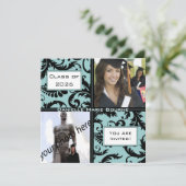 Invitation de diplôme - Changement à n'importe que (Debout devant)