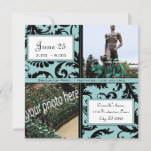 Invitation de diplôme - Changement à n'importe que (Dos)