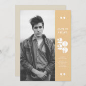 Invitation de diplôme de fin d'études (Devant / Derrière)