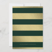 Invitation de diplôme de grade de couronnes classi (Dos)