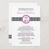 Invitation de diplôme de la RN / Partie de diplôme (Devant / Derrière)