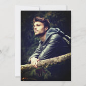 Invitation de diplôme de l'école de droit Rétro (Dos)