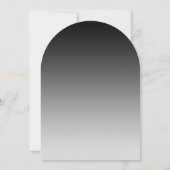 Invitation de diplôme de photo en arc tendance (Dos)