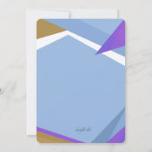 Invitation de diplôme de photographie d'aspect mod (Dos)