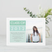 Invitation de diplôme de photographie moderne - Me (Debout devant)