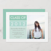 Invitation de diplôme de photographie moderne - Me (Devant / Derrière)