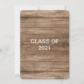 Invitation de diplôme de photographie naturelle et (Dos)