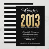 Invitation de diplôme de Sparkle (Devant / Derrière)