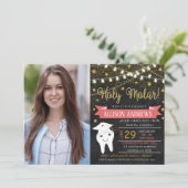  Invitation de diplôme dentaire (Debout devant)