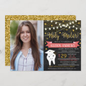  Invitation de diplôme dentaire (Devant / Derrière)