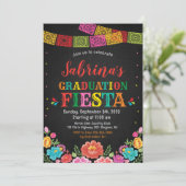 Invitation de diplôme Fiesta Mexicaine Thème (Debout devant)