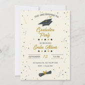 Invitation de diplôme, Graduation moderne Senior (Devant)