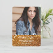 Invitation de diplôme| Gradué brillant (Debout devant)