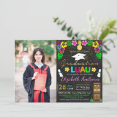 Invitation de diplôme Luau (Debout devant)