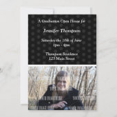 Invitation de diplôme Open House (Dos)