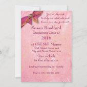 Invitation de diplôme - PHOTO/ANNÉE INSÉRER/Bow ro (Dos)