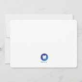 Invitation de diplôme professionnel dentaire (Dos)