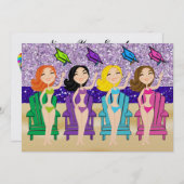 Invitation de diplôme - SRF (Devant / Derrière)