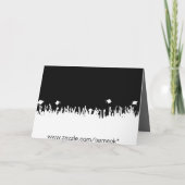 Invitation de diplôme Votre photo Silhouette Crowd (Dos)