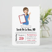 Invitation de diplômes de l'école Médicale Brunett (Debout devant)