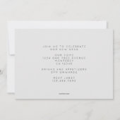 Invitation de diplômes de musique Yin & Yang (Dos)