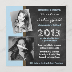 Invitation de diplômes d'études du Collège moderne