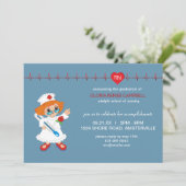 Invitation de diplômes d'infirmière (Debout devant)