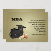 Invitation de diplômés en affaires (Devant / Derrière)