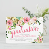 Invitation de diplômes, Faire-part de diplômes (Debout devant)