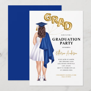 Invitation de diplômes féminins