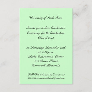 Invitation de diplômes pour 2013